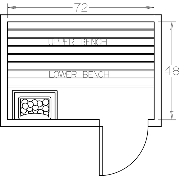 Finnish Sauna Builders 4' x 6' x 7' Pre-Cut Sauna Kit Option 6 / 7 Foot Tall / No Backrest,Option 6 / 7 Foot Tall / Backrest + $257.40,Option 6 / 8 Foot Tall + $283.80 / No Backrest,Option 6 / 8 Foot Tall + $283.80 / Backrest + $257.40 Finnish Sauna Builders Screenshot2022-09-28at10.42.58AM.png