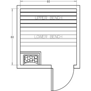 Finnish Sauna Builders 5' x 5' x 7' Pre-Cut Sauna Kit Option 2 / 7 Foot Tall / No Backrest,Option 2 / 7 Foot Tall / Backrest - $214.50,Option 2 / 8 Foot Tall - $283.80 / No Backrest,Option 2 / 8 Foot Tall - $283.80 / Backrest - $214.50 Finnish Sauna Builders Screenshot2022-09-28at11.05.48AM.png