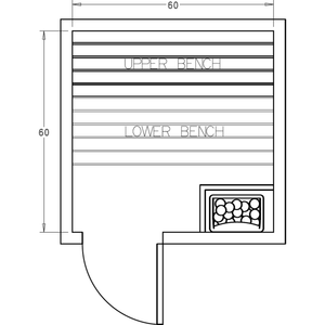 Finnish Sauna Builders 5' x 5' x 7' Pre-Cut Sauna Kit Option 3 / 7 Foot Tall / No Backrest,Option 3 / 7 Foot Tall / Backrest - $214.50,Option 3 / 8 Foot Tall - $283.80 / No Backrest,Option 3 / 8 Foot Tall - $283.80 / Backrest - $214.50 Finnish Sauna Builders Screenshot2022-09-28at11.05.56AM.png
