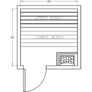 Finnish Sauna Builders 5' x 5' x 7' Pre-Cut Sauna Kit Option 4 / 7 Foot Tall / No Backrest,Option 4 / 7 Foot Tall / Backrest - $214.50,Option 4 / 8 Foot Tall - $283.80 / No Backrest,Option 4 / 8 Foot Tall - $283.80 / Backrest - $214.50 Finnish Sauna Builders Screenshot2022-09-28at11.06.04AM.png