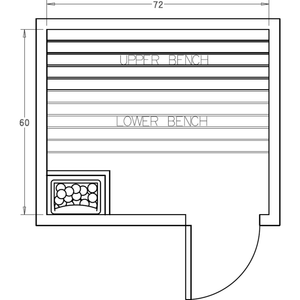 Finnish Sauna Builders 5' x 6' x 7' Pre-Cut Sauna Kit Option 6 / 7 Foot Tall / No Backrest,Option 6 / 7 Foot Tall / Backrest - $257.40,Option 6 / 8 Foot Tall - $312.18 / No Backrest,Option 6 / 8 Foot Tall - $312.18 / Backrest - $257.40 Finnish Sauna Builders Screenshot2022-09-28at11.12.50AM.png
