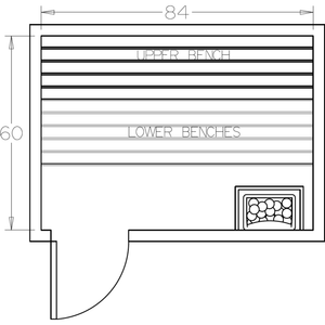 Finnish Sauna Builders 5' x 7' x 7' Pre-Cut Sauna Kit Option 10 / 7 Foot Tall / No Backrest,Option 10 / 7 Foot Tall / Backrest - $300.30,Option 10 / 8 Foot Tall + $340.56 / No Backrest,Option 10 / 8 Foot Tall + $340.56 / Backrest - $300.30 Finnish Sauna Builders Screenshot2022-09-28at11.18.43AM.png