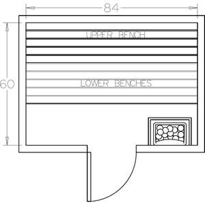 Finnish Sauna Builders 5' x 7' x 7' Pre-Cut Sauna Kit Option 7 / 8 Foot Tall + $340.56 / Backrest - $300.30,Option 8 / 7 Foot Tall / No Backrest,Option 8 / 7 Foot Tall / Backrest - $300.30,Option 8 / 8 Foot Tall + $340.56 / No Backrest,Option 8 / 8 Foot Tall + $340.56 / Backrest - $300.30 Finnish Sauna Builders Screenshot2022-09-28at11.19.04AM.png