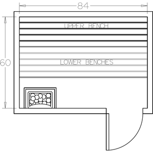 Finnish Sauna Builders 5' x 7' x 7' Pre-Cut Sauna Kit Option 6 / 7 Foot Tall / No Backrest,Option 6 / 7 Foot Tall / Backrest - $300.30,Option 6 / 8 Foot Tall + $340.56 / No Backrest,Option 6 / 8 Foot Tall + $340.56 / Backrest - $300.30 Finnish Sauna Builders Screenshot2022-09-28at11.19.33AM.png