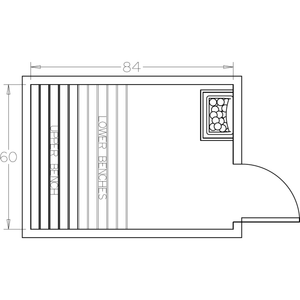 Finnish Sauna Builders 5' x 7' x 7' Pre-Cut Sauna Kit Option 4 / 7 Foot Tall / No Backrest,Option 4 / 7 Foot Tall / Backrest - $300.30,Option 4 / 8 Foot Tall + $340.56 / No Backrest,Option 4 / 8 Foot Tall + $340.56 / Backrest - $300.30 Finnish Sauna Builders Screenshot2022-09-28at11.19.51AM.png
