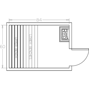 Finnish Sauna Builders 5' x 7' x 7' Pre-Cut Sauna Kit Option 3 / 7 Foot Tall / No Backrest,Option 3 / 7 Foot Tall / Backrest - $300.30,Option 3 / 8 Foot Tall + $340.56 / No Backrest,Option 3 / 8 Foot Tall + $340.56 / Backrest - $300.30 Finnish Sauna Builders Screenshot2022-09-28at11.20.04AM.png