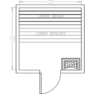Finnish Sauna Builders 6' x 6' x 7' Pre-Cut Sauna Kit Option 4 / 7 Foot Tall / No Backrest,Option 4 / 7 Foot Tall / Backrest - $257.40,Option 4 / 8 Foot Tall - $340.56 / No Backrest,Option 4 / 8 Foot Tall - $340.56 / Backrest - $257.40 Finnish Sauna Builders Screenshot2022-09-28at11.40.11AM.png