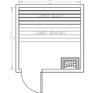 Finnish Sauna Builders 6' x 6' x 7' Pre-Cut Sauna Kit Option 5 / 7 Foot Tall / No Backrest,Option 5 / 7 Foot Tall / Backrest - $257.40,Option 5 / 8 Foot Tall - $340.56 / No Backrest,Option 5 / 8 Foot Tall - $340.56 / Backrest - $257.40 Finnish Sauna Builders Screenshot2022-09-28at12.20.31PM.png
