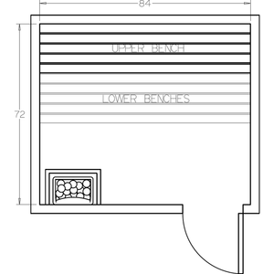 Finnish Sauna Builders 6' x 7' x 7' Pre-Cut Sauna Kit Option 1 / 7 Foot Tall / No Backrest,Option 1 / 7 Foot Tall / Backrest - $300.30,Option 1 / 8 Foot Tall + $368.94 / No Backrest,Option 1 / 8 Foot Tall + $368.94 / Backrest - $300.30 Finnish Sauna Builders Screenshot2022-09-28at12.25.52PM.png