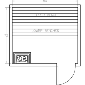 Finnish Sauna Builders 6' x 7' x 7' Pre-Cut Sauna Kit Option 2 / 7 Foot Tall / No Backrest,Option 2 / 7 Foot Tall / Backrest - $300.30,Option 2 / 8 Foot Tall + $368.94 / No Backrest,Option 2 / 8 Foot Tall + $368.94 / Backrest - $300.30 Finnish Sauna Builders Screenshot2022-09-28at12.26.05PM.png
