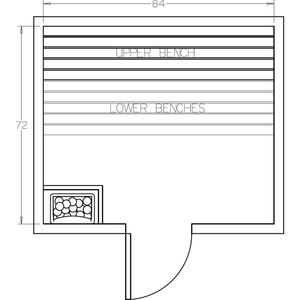 Finnish Sauna Builders 6' x 7' x 7' Pre-Cut Sauna Kit Option 4 / 7 Foot Tall / No Backrest,Option 4 / 7 Foot Tall / Backrest - $300.30,Option 4 / 8 Foot Tall + $368.94 / No Backrest,Option 4 / 8 Foot Tall + $368.94 / Backrest - $300.30 Finnish Sauna Builders Screenshot2022-09-28at12.26.25PM.png