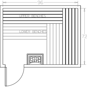 Finnish Sauna Builders 6' x 8' x 7' Pre-Cut Sauna Kit Option 6 / 7 Foot Tall / No Backrest,Option 6 / 7 Foot Tall / Backrest - $343.20,Option 6 / 8 Foot Tall - $397.32 / No Backrest,Option 6 / 8 Foot Tall - $397.32 / Backrest - $343.20 Finnish Sauna Builders Screenshot2022-09-28at12.32.14PM.png