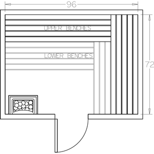 Finnish Sauna Builders 6' x 8' x 7' Pre-Cut Sauna Kit Option 4 / 7 Foot Tall / No Backrest,Option 4 / 7 Foot Tall / Backrest - $343.20,Option 4 / 8 Foot Tall - $397.32 / No Backrest,Option 4 / 8 Foot Tall - $397.32 / Backrest - $343.20 Finnish Sauna Builders Screenshot2022-09-28at12.32.34PM.png