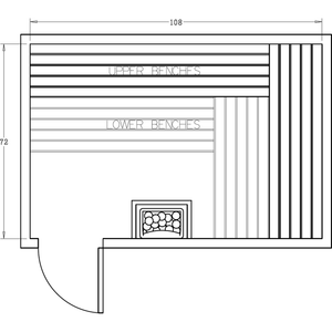 Finnish Sauna Builders 6' x 9' x 7' Pre-Cut Sauna Kit Option 5 / 7 Foot Tall / No Backrest,Option 5 / 7 Foot Tall / Backrest - $386.10,Option 5 / 8 Foot Tall + $425.70 / No Backrest,Option 5 / 8 Foot Tall + $425.70 / Backrest - $386.10 Finnish Sauna Builders Screenshot2022-09-28at12.37.26PM.png