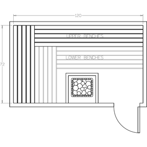 Finnish Sauna Builders 6' x 10' x 7' Pre-Cut Sauna Kit Option 1 / 7 Foot Tall / No Backrest,Option 1 / 7 Foot Tall / Backrest - $429.00,Option 1 / 8 Foot Tall + $454.08 / No Backrest,Option 1 / 8 Foot Tall + $454.08 / Backrest - $429.00 Finnish Sauna Builders Screenshot2022-09-28at12.39.59PM.png