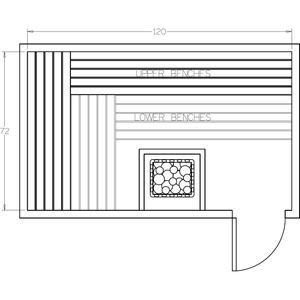 Finnish Sauna Builders 6' x 10' x 7' Pre-Cut Sauna Kit Option 2 / 7 Foot Tall / No Backrest,Option 2 / 7 Foot Tall / Backrest - $429.00,Option 2 / 8 Foot Tall + $454.08 / No Backrest,Option 2 / 8 Foot Tall + $454.08 / Backrest - $429.00 Finnish Sauna Builders Screenshot2022-09-28at12.40.11PM.png