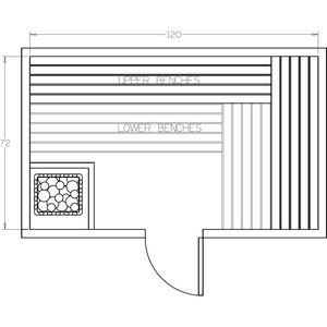Finnish Sauna Builders 6' x 10' x 7' Pre-Cut Sauna Kit Option 3 / 7 Foot Tall / No Backrest,Option 3 / 7 Foot Tall / Backrest - $429.00,Option 3 / 8 Foot Tall + $454.08 / No Backrest,Option 3 / 8 Foot Tall + $454.08 / Backrest - $429.00 Finnish Sauna Builders Screenshot2022-09-28at12.40.19PM.png