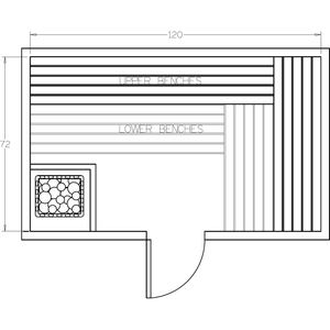 Finnish Sauna Builders 6' x 10' x 7' Pre-Cut Sauna Kit Option 4 / 7 Foot Tall / No Backrest,Option 4 / 7 Foot Tall / Backrest - $429.00,Option 4 / 8 Foot Tall + $454.08 / No Backrest,Option 4 / 8 Foot Tall + $454.08 / Backrest - $429.00 Finnish Sauna Builders Screenshot2022-09-28at12.40.28PM.png