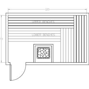 Finnish Sauna Builders 6' x 10' x 7' Pre-Cut Sauna Kit Option 5 / 7 Foot Tall / No Backrest,Option 5 / 7 Foot Tall / Backrest - $429.00,Option 5 / 8 Foot Tall + $454.08 / No Backrest,Option 5 / 8 Foot Tall + $454.08 / Backrest - $429.00 Finnish Sauna Builders Screenshot2022-09-28at12.40.37PM.png