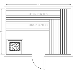 Finnish Sauna Builders 7' x 10' x 7' Pre-Cut Sauna Kit Option 3 / 7 Foot Tall / No Backrest,Option 3 / 7 Foot Tall / Backrest + $429.00,Option 3 / 8 Foot Tall + $482.46 / No Backrest,Option 3 / 8 Foot Tall + $482.46 / Backrest + $429.00 Finnish Sauna Builders Screenshot2022-09-28at12.46.29PM.png