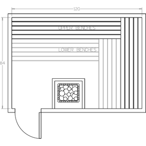 Finnish Sauna Builders 7' x 10' x 7' Pre-Cut Sauna Kit Option 5 / 7 Foot Tall / No Backrest,Option 5 / 7 Foot Tall / Backrest + $429.00,Option 5 / 8 Foot Tall + $482.46 / No Backrest,Option 5 / 8 Foot Tall + $482.46 / Backrest + $429.00 Finnish Sauna Builders Screenshot2022-09-28at12.46.51PM.png