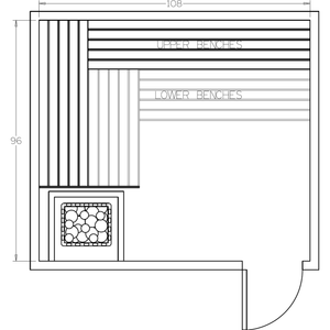 Finnish Sauna Builders 8' x 9' x 7' Pre-Cut Sauna Kit Option 2 / 7 Foot Tall / No Backrest,Option 2 / 7 Foot Tall / Backrest + $386.10,Option 2 / 8 Foot Tall + $482.46 / No Backrest,Option 2 / 8 Foot Tall + $482.46 / Backrest + $386.10 Finnish Sauna Builders Screenshot2022-09-28at2.04.13PM.png
