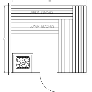 Finnish Sauna Builders 8' x 9' x 7' Pre-Cut Sauna Kit Option 3 / 7 Foot Tall / No Backrest,Option 3 / 7 Foot Tall / Backrest + $386.10,Option 3 / 8 Foot Tall + $482.46 / No Backrest,Option 3 / 8 Foot Tall + $482.46 / Backrest + $386.10 Finnish Sauna Builders Screenshot2022-09-28at2.04.34PM.png