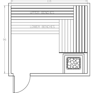 Finnish Sauna Builders 8' x 9' x 7' Pre-Cut Sauna Kit Option 6 / 7 Foot Tall / No Backrest,Option 6 / 7 Foot Tall / Backrest + $386.10,Option 6 / 8 Foot Tall + $482.46 / No Backrest,Option 6 / 8 Foot Tall + $482.46 / Backrest + $386.10 Finnish Sauna Builders Screenshot2022-09-28at2.05.00PM.png