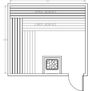 Finnish Sauna Builders 9' x 10' x 7' Pre-Cut Sauna Kit Option 1 / 7 Foot Tall / No Backrest,Option 1 / 7 Foot Tall / Backrest + $429.00,Option 1 / 8 Foot Tall + $539.22 / No Backrest,Option 1 / 8 Foot Tall + $539.22 / Backrest + $429.00 Finnish Sauna Builders Screenshot2022-09-28at2.23.07PM.png