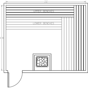 Finnish Sauna Builders 9' x 11' x 7' Pre-Cut Sauna Kit Option 12 / 7 Foot Tall / No Backrest Finnish Sauna Builders Screenshot2022-09-28at2.30.53PM.png