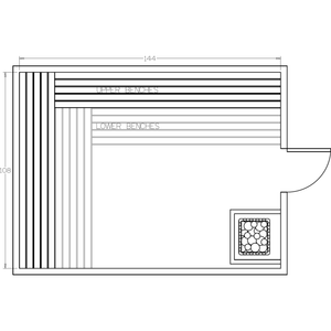 Finnish Sauna Builders 9' x 12' x 7' Pre-Cut Sauna Kit Option 3 / 7 Foot Tall / No Backrest,Option 3 / 7 Foot Tall / Backrest + $514.80,Option 3 / 8 Foot Tall + $595.98 / No Backrest,Option 3 / 8 Foot Tall + $595.98 / Backrest + $514.80 Finnish Sauna Builders Screenshot2022-09-28at2.35.48PM.png