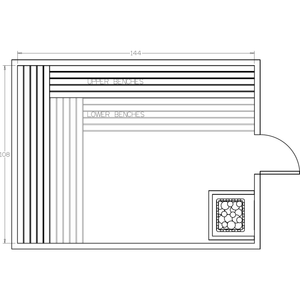 Finnish Sauna Builders 9' x 12' x 7' Pre-Cut Sauna Kit Option 4 / 7 Foot Tall / No Backrest,Option 4 / 7 Foot Tall / Backrest + $514.80,Option 4 / 8 Foot Tall + $595.98 / No Backrest,Option 4 / 8 Foot Tall + $595.98 / Backrest + $514.80 Finnish Sauna Builders Screenshot2022-09-28at2.35.58PM.png