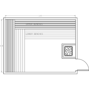 Finnish Sauna Builders 9' x 12' x 7' Pre-Cut Sauna Kit Option 6 / 7 Foot Tall / No Backrest,Option 6 / 7 Foot Tall / Backrest + $514.80,Option 6 / 8 Foot Tall + $595.98 / No Backrest,Option 6 / 8 Foot Tall + $595.98 / Backrest + $514.80 Finnish Sauna Builders Screenshot2022-09-28at2.36.18PM.png