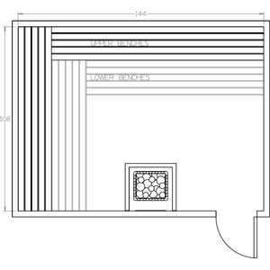Finnish Sauna Builders 9' x 12' x 7' Pre-Cut Sauna Kit Option 7 / 7 Foot Tall / No Backrest,Option 7 / 7 Foot Tall / Backrest + $514.80,Option 7 / 8 Foot Tall + $595.98 / No Backrest,Option 7 / 8 Foot Tall + $595.98 / Backrest + $514.80 Finnish Sauna Builders Screenshot2022-09-28at2.36.29PM.png