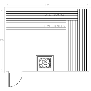 Finnish Sauna Builders 9' x 12' x 7' Pre-Cut Sauna Kit Option 12 / 7 Foot Tall / No Backrest,Option 12 / 7 Foot Tall / Backrest + $514.80,Option 12 / 8 Foot Tall + $595.98 / No Backrest,Option 12 / 8 Foot Tall + $595.98 / Backrest + $514.80 Finnish Sauna Builders Screenshot2022-09-28at2.37.28PM.png