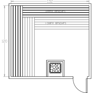 Finnish Sauna Builders 10' x 11' x 7' Pre-Cut Sauna Kit Option 1 / 7 Foot Tall / No Backrest,Option 1 / 7 Foot Tall / Backrest + $471.90,Option 1 / 8 Foot Tall + $595.98 / No Backrest,Option 1 / 8 Foot Tall + $595.98 / Backrest + $471.90 Finnish Sauna Builders Screenshot2022-09-28at3.01.22PM.png
