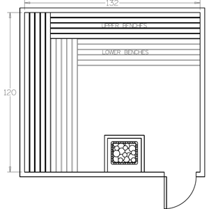 Finnish Sauna Builders 10' x 11' x 7' Pre-Cut Sauna Kit Option 2 / 7 Foot Tall / No Backrest,Option 2 / 7 Foot Tall / Backrest + $471.90,Option 2 / 8 Foot Tall + $595.98 / No Backrest,Option 2 / 8 Foot Tall + $595.98 / Backrest + $471.90 Finnish Sauna Builders Screenshot2022-09-28at3.01.29PM.png