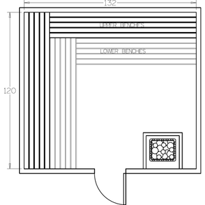 Finnish Sauna Builders 10' x 11' x 7' Pre-Cut Sauna Kit Option 3 / 7 Foot Tall / No Backrest,Option 3 / 7 Foot Tall / Backrest + $471.90,Option 3 / 8 Foot Tall + $595.98 / No Backrest,Option 3 / 8 Foot Tall + $595.98 / Backrest + $471.90 Finnish Sauna Builders Screenshot2022-09-28at3.01.36PM.png