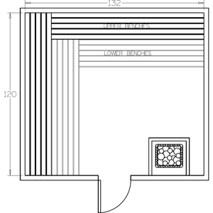 Finnish Sauna Builders 10' x 11' x 7' Pre-Cut Sauna Kit Option 4 / 7 Foot Tall / No Backrest,Option 4 / 7 Foot Tall / Backrest + $471.90,Option 4 / 8 Foot Tall + $595.98 / No Backrest,Option 4 / 8 Foot Tall + $595.98 / Backrest + $471.90 Finnish Sauna Builders Screenshot2022-09-28at3.01.45PM.png