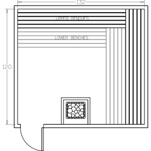 Finnish Sauna Builders 10' x 11' x 7' Pre-Cut Sauna Kit Option 5 / 7 Foot Tall / No Backrest,Option 5 / 7 Foot Tall / Backrest + $471.90,Option 5 / 8 Foot Tall + $595.98 / No Backrest,Option 5 / 8 Foot Tall + $595.98 / Backrest + $471.90 Finnish Sauna Builders Screenshot2022-09-28at3.01.52PM.png