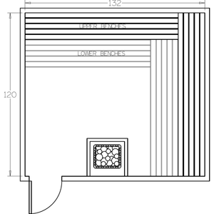 Finnish Sauna Builders 10' x 11' x 7' Pre-Cut Sauna Kit Option 6 / 7 Foot Tall / No Backrest,Option 6 / 7 Foot Tall / Backrest + $471.90,Option 6 / 8 Foot Tall + $595.98 / No Backrest,Option 6 / 8 Foot Tall + $595.98 / Backrest + $471.90 Finnish Sauna Builders Screenshot2022-09-28at3.01.59PM.png