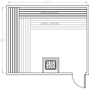 Finnish Sauna Builders 10' x 12' x 7' Pre-Cut Sauna Kit Option 1 / 7 Foot Tall / No Backrest,Option 1 / 7 Foot Tall / Backrest + $514.80,Option 1 / 8 Foot Tall + $624.36 / No Backrest,Option 1 / 8 Foot Tall + $624.36 / Backrest + $514.80 Finnish Sauna Builders Screenshot2022-09-28at3.14.22PM.png