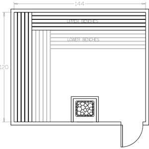 Finnish Sauna Builders 10' x 12' x 7' Pre-Cut Sauna Kit Option 2 / 7 Foot Tall / No Backrest,Option 2 / 7 Foot Tall / Backrest + $514.80,Option 2 / 8 Foot Tall + $624.36 / No Backrest,Option 2 / 8 Foot Tall + $624.36 / Backrest + $514.80 Finnish Sauna Builders Screenshot2022-09-28at3.14.31PM.png