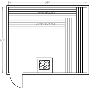 Finnish Sauna Builders 10' x 12' x 7' Pre-Cut Sauna Kit Option 5 / 7 Foot Tall / No Backrest,Option 5 / 7 Foot Tall / Backrest + $514.80,Option 5 / 8 Foot Tall + $624.36 / No Backrest,Option 5 / 8 Foot Tall + $624.36 / Backrest + $514.80 Finnish Sauna Builders Screenshot2022-09-28at3.15.19PM.png