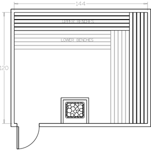 Finnish Sauna Builders 10' x 12' x 7' Pre-Cut Sauna Kit Option 6 / 7 Foot Tall / No Backrest,Option 6 / 7 Foot Tall / Backrest + $514.80,Option 6 / 8 Foot Tall + $624.36 / No Backrest,Option 6 / 8 Foot Tall + $624.36 / Backrest + $514.80 Finnish Sauna Builders Screenshot2022-09-28at3.15.30PM.png