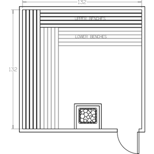 Finnish Sauna Builders 11' x 11' x 7' Pre-Cut Sauna Kit Option 1 / 7 Foot Tall / No Backrest,Option 1 / 7 Foot Tall / Backrest + $471.90,Option 1 / 8 Foot Tall + $624.36 / No Backrest,Option 1 / 8 Foot Tall + $624.36 / Backrest + $471.90 Finnish Sauna Builders Screenshot2022-09-28at3.20.04PM.png