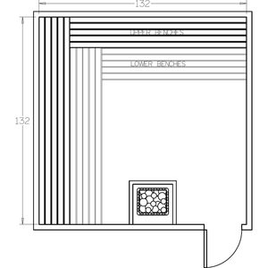 Finnish Sauna Builders 11' x 11' x 7' Pre-Cut Sauna Kit Option 2 / 7 Foot Tall / No Backrest,Option 2 / 7 Foot Tall / Backrest + $471.90,Option 2 / 8 Foot Tall + $624.36 / No Backrest,Option 2 / 8 Foot Tall + $624.36 / Backrest + $471.90 Finnish Sauna Builders Screenshot2022-09-28at3.20.12PM.png