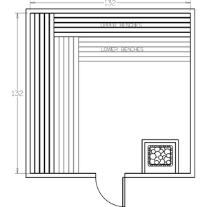 Finnish Sauna Builders 11' x 11' x 7' Pre-Cut Sauna Kit Option 3 / 7 Foot Tall / No Backrest,Option 3 / 7 Foot Tall / Backrest + $471.90,Option 3 / 8 Foot Tall + $624.36 / No Backrest,Option 3 / 8 Foot Tall + $624.36 / Backrest + $471.90 Finnish Sauna Builders Screenshot2022-09-28at3.20.21PM.png