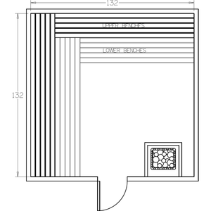 Finnish Sauna Builders 11' x 11' x 7' Pre-Cut Sauna Kit Option 4 / 7 Foot Tall / No Backrest,Option 4 / 7 Foot Tall / Backrest + $471.90,Option 4 / 8 Foot Tall + $624.36 / No Backrest,Option 4 / 8 Foot Tall + $624.36 / Backrest + $471.90 Finnish Sauna Builders Screenshot2022-09-28at3.20.29PM.png