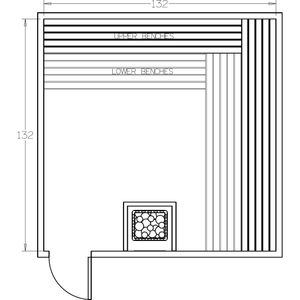 Finnish Sauna Builders 11' x 11' x 7' Pre-Cut Sauna Kit Option 5 / 7 Foot Tall / No Backrest,Option 5 / 7 Foot Tall / Backrest + $471.90,Option 5 / 8 Foot Tall + $624.36 / No Backrest,Option 5 / 8 Foot Tall + $624.36 / Backrest + $471.90 Finnish Sauna Builders Screenshot2022-09-28at3.20.39PM.png